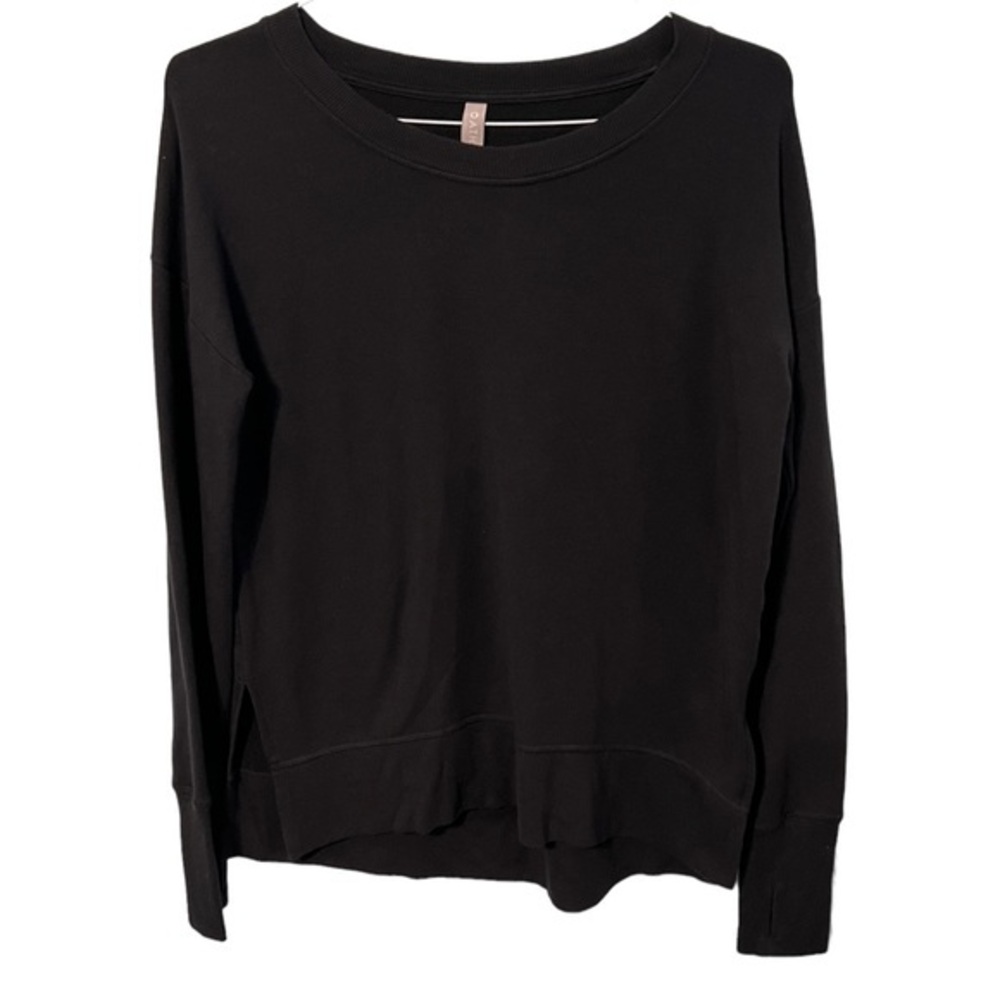 Athleta Black Long Sleeve Sweater Oversized Size Small